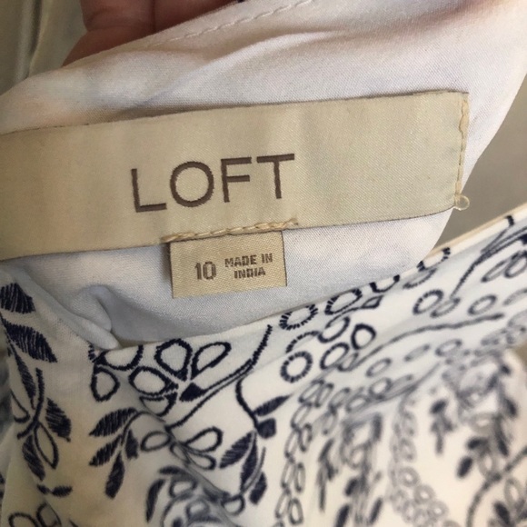 Loft summer dress. Size 10. So cute! - Picture 3 of 4